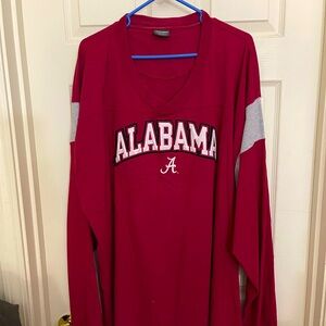 Alabama Crimson Long Sleeve Shirt